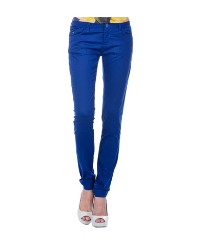 Armani Jeans Logo Details Jeans In Blue