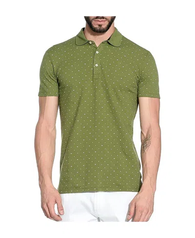 Armani Jeans Logo Details Polo Shirt In Green
