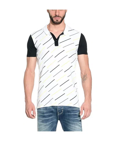 Armani Jeans Logo Details Polo Shirt In White
