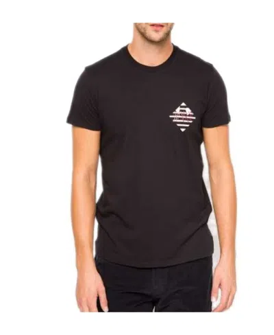 Armani Jeans Logo Details T-shirt In Black