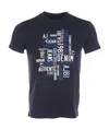 Armani Jeans Logo Details T-shirt In Black