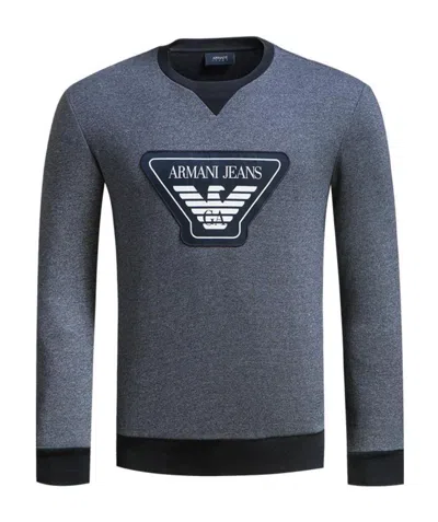 Armani Jeans Logo Details T-shirt In Black