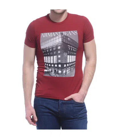Armani Jeans Logo Details T-shirt In Multicolor