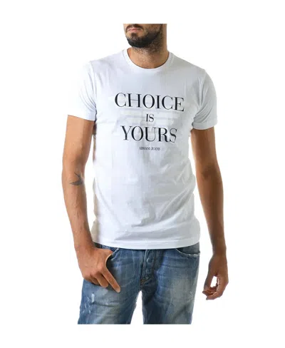 Armani Jeans Logo Details T-shirt In Multicolor