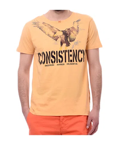 Armani Jeans Logo Details T-shirt In Nude