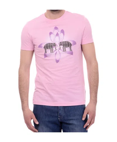 Armani Jeans Logo Details T-shirt In Pink