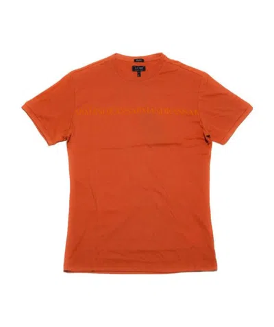 Armani Jeans Logo Details T-shirt In Red