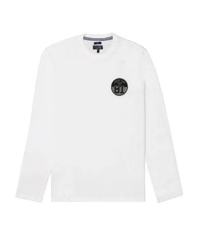 Armani Jeans Logo Details T-shirt In White