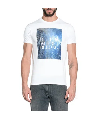 Armani Jeans Logo Details T-shirt In White