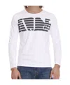 Armani Jeans Logo Details T-shirt In White
