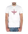 Armani Jeans Logo Details T-shirt In White