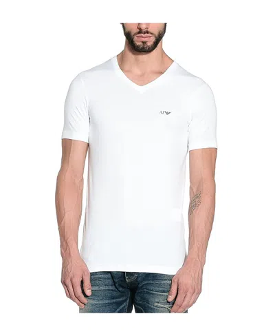 Armani Jeans Logo Details T-shirt In White