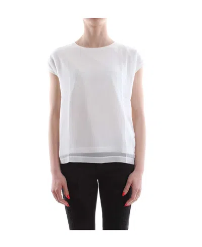 Armani Jeans Logo Details T-shirt In White