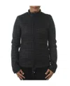 Armani Jeans Logo Down Jacket In Black