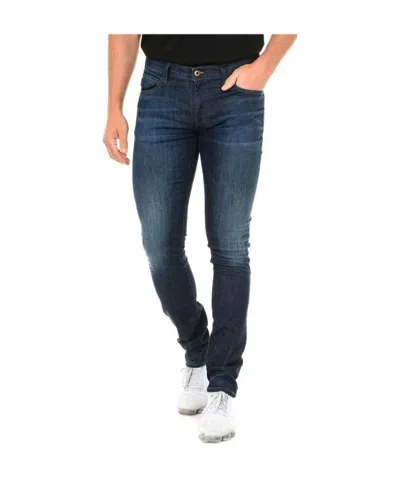 Armani Jeans Logo Jeans In Black