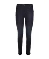 Armani Jeans Logo Jeans In Black