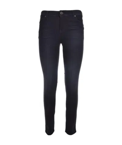 Armani Jeans Logo Jeans In Black