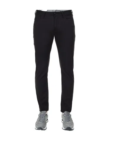Armani Jeans Logo Jeans In Black