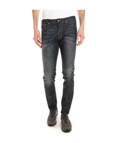 Armani Jeans Logo Jeans In Black