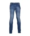 Armani Jeans Logo Jeans In Blue