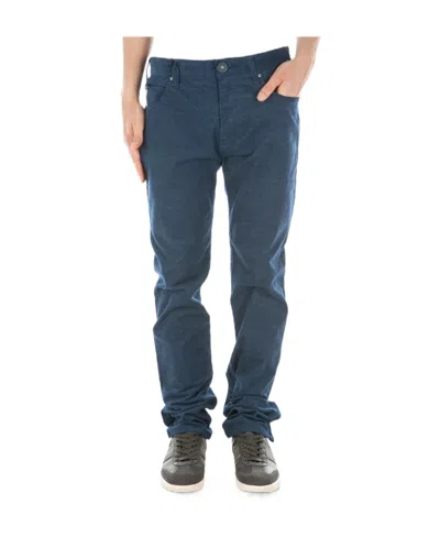 Armani Jeans Logo Jeans In Blue