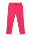 Armani Jeans Logo Jeans In Pink