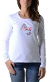 Armani Jeans Logo Long-sleeved T-shirt In Multicolor