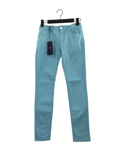 Armani Jeans Logo Pocket Denim Trousers In Blue
