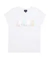 Armani Jeans Logo Printed Pattern T-shirt In White