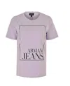 Armani Jeans Logo Printed T-shirt In Purple