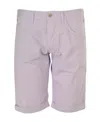 Armani Jeans Logo Shorts In Pink