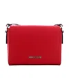 Armani Jeans Logo Shoulder Bag In Red