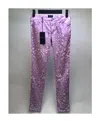 Armani Jeans Logo Straight Jeans In Purple