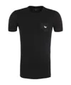 Armani Jeans Logo T-shirt In Black