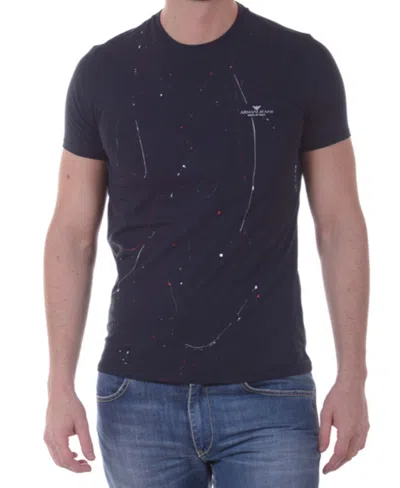 Armani Jeans Logo T-shirt In Black