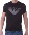 Armani Jeans Logo T-shirt In Black