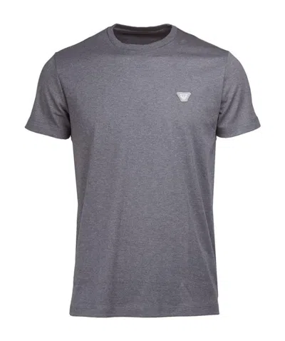 Armani Jeans Logo T-shirt In Gray