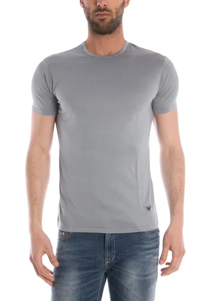 Armani Jeans Logo T-shirt In Grey