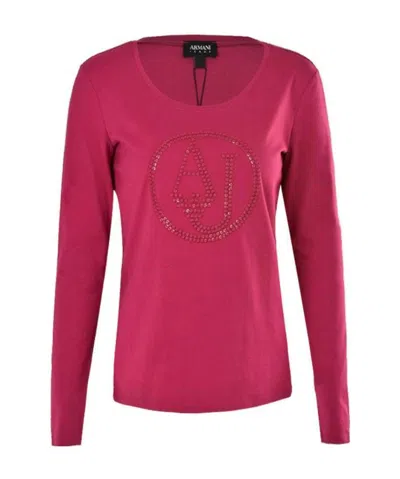Armani Jeans Logo T-shirt In Red