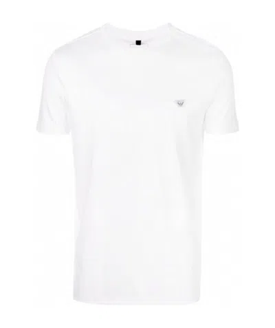 Armani Jeans Logo T-shirt In White