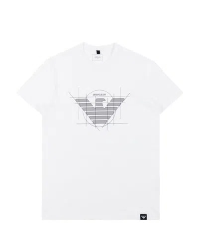 Armani Jeans Logo T-shirt In White