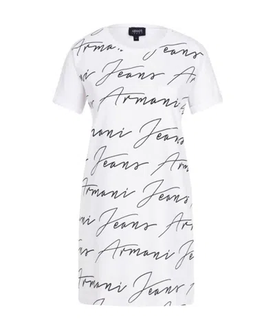 Armani Jeans Logo T-shirt In White
