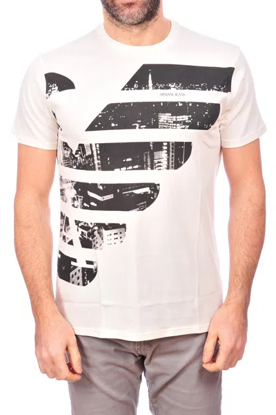 Armani Jeans Logo T-shirt In White