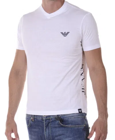 Armani Jeans Logo T-shirt In White