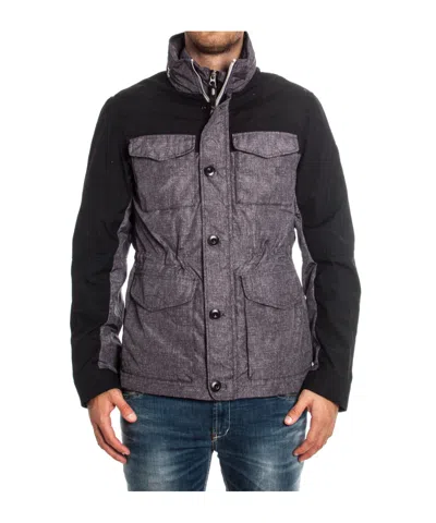 Armani Jeans Long Sleeve Casual Jacket In Multi
