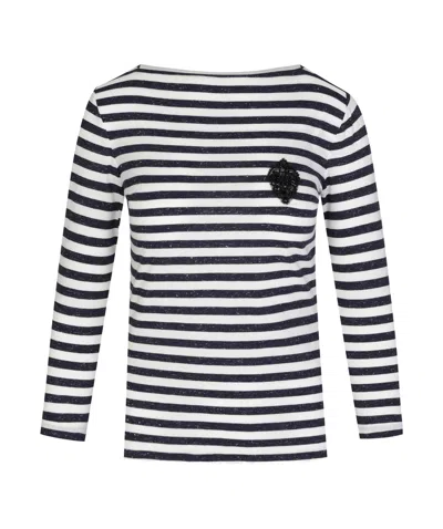 Armani Jeans Long Sleeve T-shirt In Blue