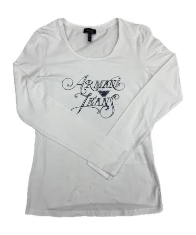 Armani Jeans Long Sleeve T-shirt In Gray