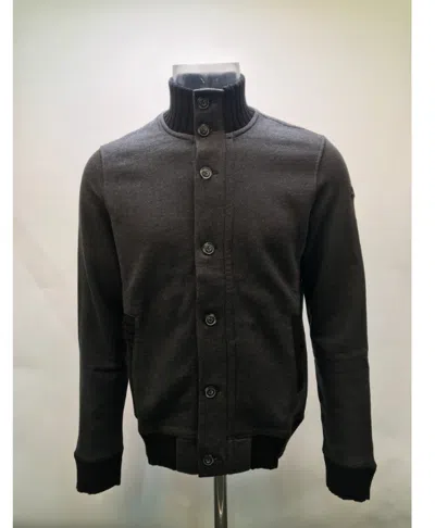 Armani Jeans Long-sleeved Casual Jacket In Black