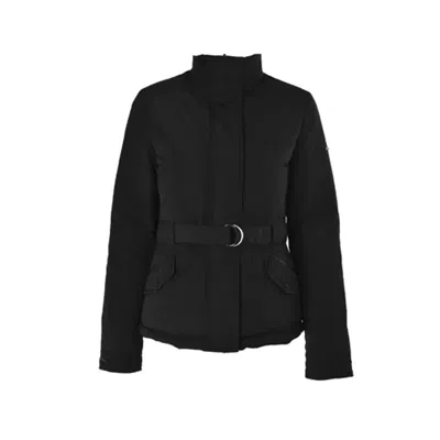 Armani Jeans Long-sleeved Down Jacket In Black