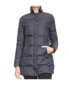 Armani Jeans Long-sleeved Down Jacket In Gray